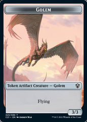 Golem (025) // Thopter Token [Commander 2021 Tokens] | Gaming Infinity