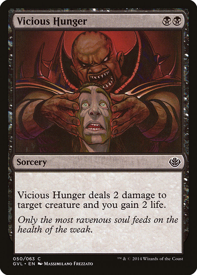 Vicious Hunger (Garruk vs. Liliana) [Duel Decks Anthology] | Gaming Infinity