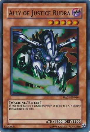 Ally of Justice Rudra [HA01-EN016] Super Rare | Gaming Infinity