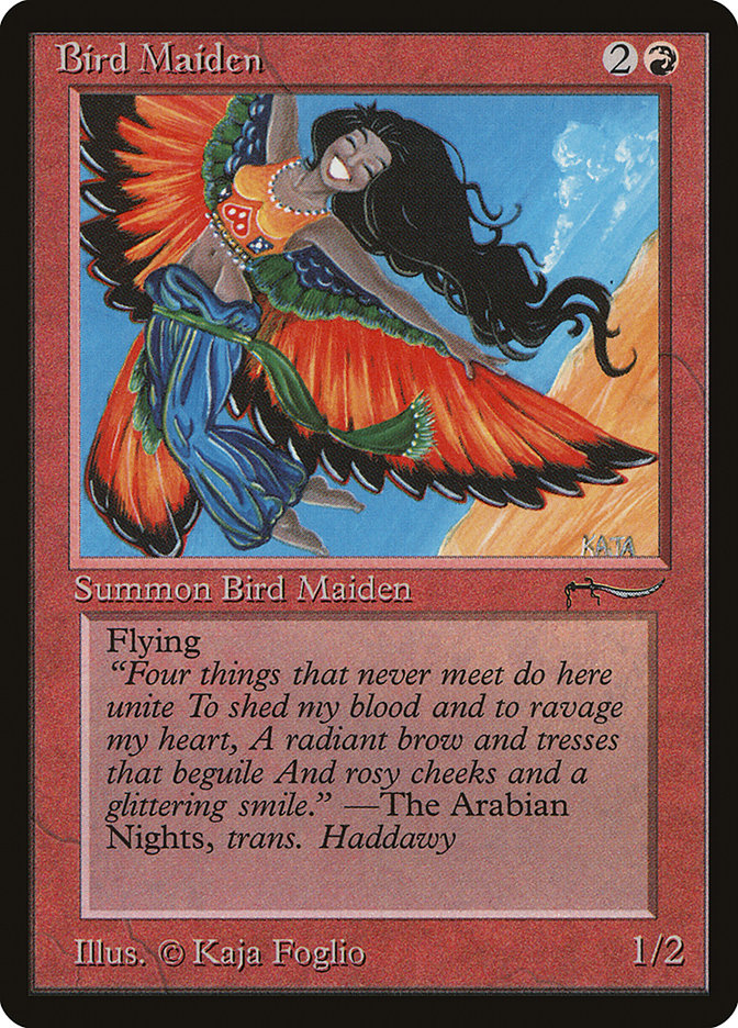 Bird Maiden (Light Mana Cost) [Arabian Nights] | Gaming Infinity