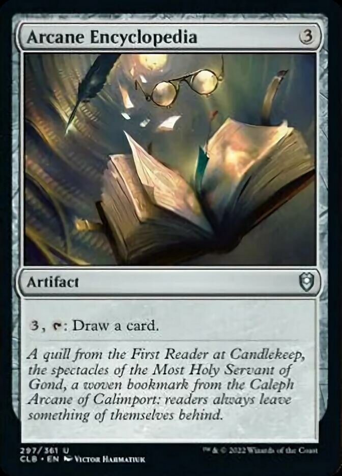 Arcane Encyclopedia [Commander Legends: Battle for Baldur's Gate] | Gaming Infinity