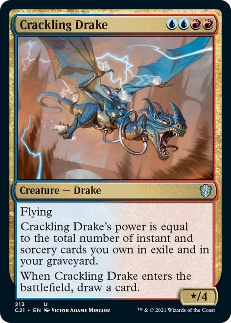 Crackling Drake [Commander 2021] | Gaming Infinity