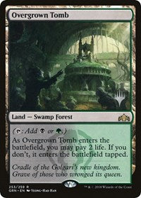 Overgrown Tomb [Promo Pack: Throne of Eldraine] | Gaming Infinity