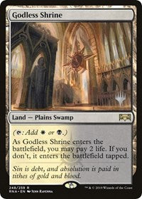 Godless Shrine [Promo Pack: Throne of Eldraine] | Gaming Infinity