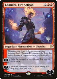 Chandra, Fire Artisan [Promo Pack: Throne of Eldraine] | Gaming Infinity