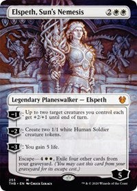 Elspeth, Sun's Nemesis (Borderless) [Theros Beyond Death] | Gaming Infinity