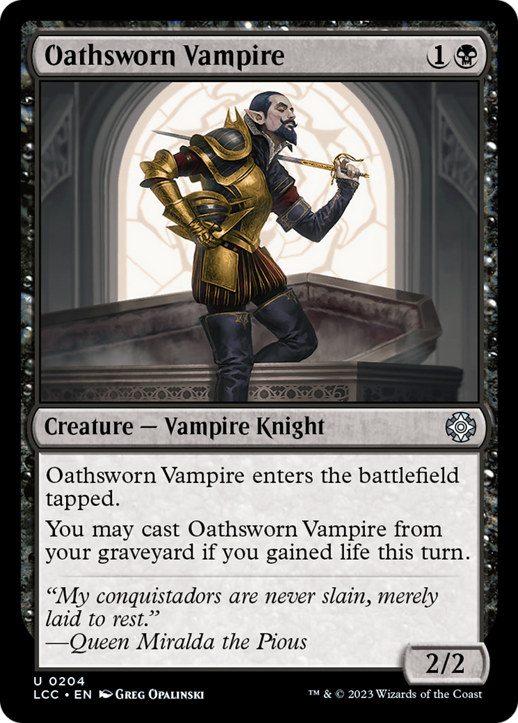 Oathsworn Vampire [The Lost Caverns of Ixalan Commander] | Gaming Infinity