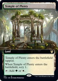 Temple of Plenty (Extended Art) [Theros Beyond Death] | Gaming Infinity