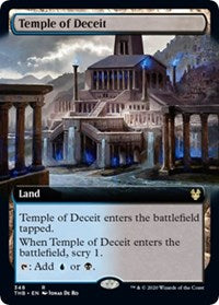 Temple of Deceit (Extended Art) [Theros Beyond Death] | Gaming Infinity