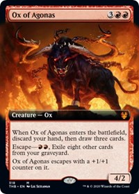 Ox of Agonas (Extended Art) [Theros Beyond Death] | Gaming Infinity