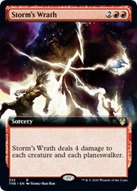 Storm's Wrath (Extended Art) [Theros Beyond Death] | Gaming Infinity