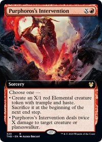 Purphoros's Intervention (Extended Art) [Theros Beyond Death] | Gaming Infinity