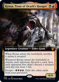 Kroxa, Titan of Death's Hunger (Extended Art) [Theros Beyond Death] | Gaming Infinity