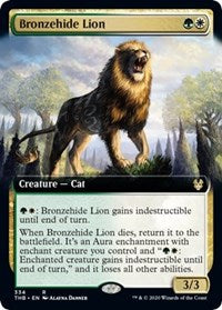 Bronzehide Lion (Extended Art) [Theros Beyond Death] | Gaming Infinity