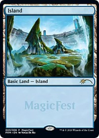 Island (2020) [MagicFest Cards] | Gaming Infinity