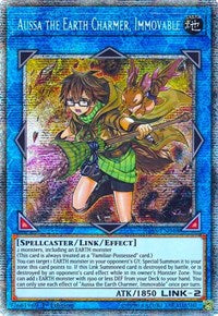 Aussa the Earth Charmer, Immovable (Prismatic) [IGAS-EN048] Prismatic Secret Rare | Gaming Infinity