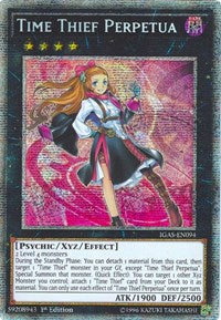 Time Thief Perpetua (Prismatic) [IGAS-EN094] Prismatic Secret Rare | Gaming Infinity