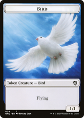 Bird // Cat Double-Sided Token [Phyrexia: All Will Be One Commander Tokens] | Gaming Infinity