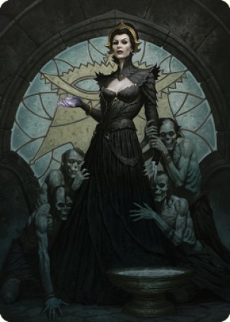 Liliana of the Veil Art Card [Dominaria United Art Series] | Gaming Infinity