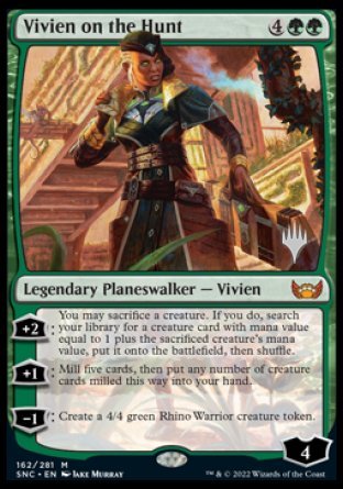 Vivien on the Hunt (Promo Pack) [Streets of New Capenna Promos] | Gaming Infinity