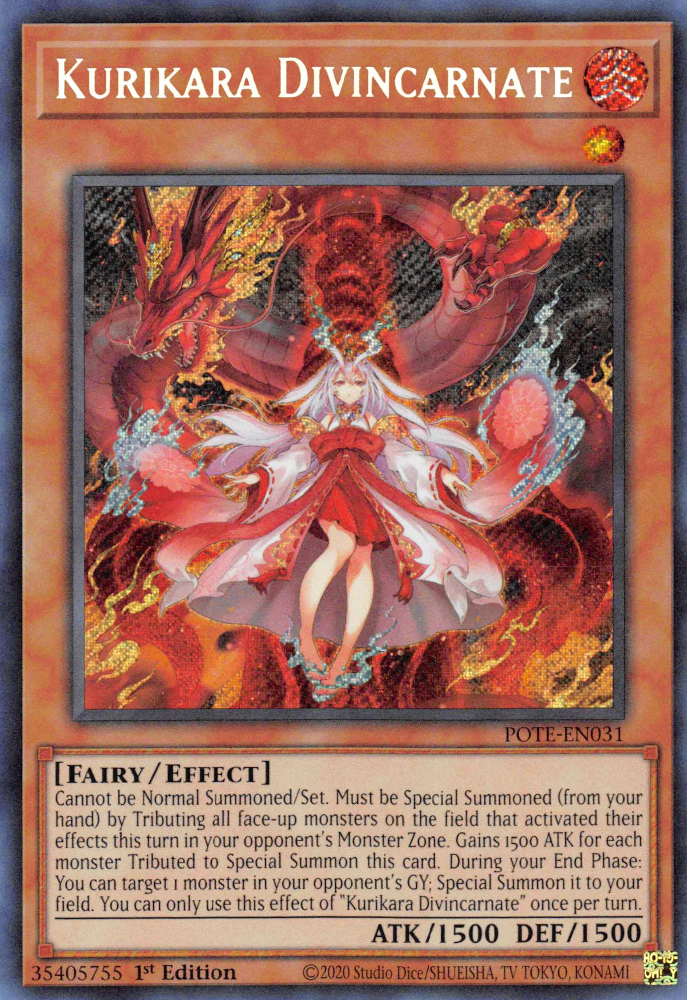 Kurikara Divincarnate [POTE-EN031] Secret Rare | Gaming Infinity