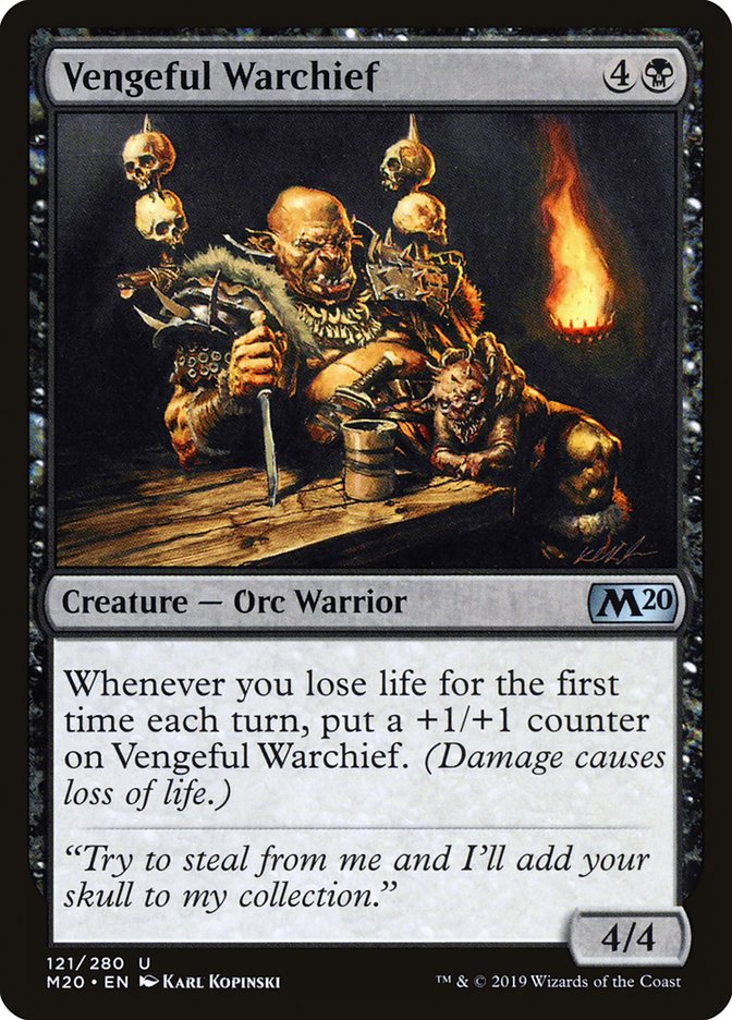 Vengeful Warchief [Core Set 2020] | Gaming Infinity
