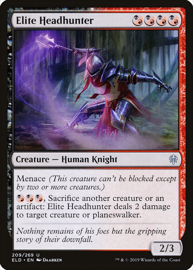Elite Headhunter [Throne of Eldraine] | Gaming Infinity