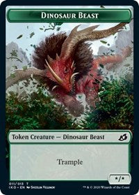 Dinosaur Beast Token [Ikoria: Lair of Behemoths] | Gaming Infinity