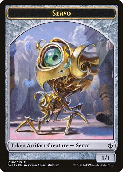 Servo // Wizard Double-sided Token (Challenger 2020) [Unique and Miscellaneous Promos] | Gaming Infinity