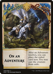 On An Adventure // Spirit Double-sided Token (Challenger 2020) [Unique and Miscellaneous Promos] | Gaming Infinity