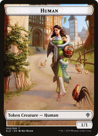 Human Double-sided Token (Challenger 2020) [Unique and Miscellaneous Promos] | Gaming Infinity