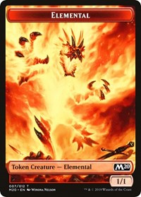 Elemental // Satyr Double-sided Token (Challenger 2020) [Unique and Miscellaneous Promos] | Gaming Infinity