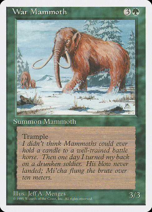 War Mammoth [Fourth Edition] | Gaming Infinity