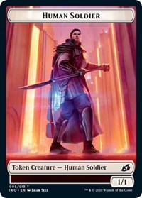 Human Soldier (005) // Zombie Double-sided Token [Commander 2020] | Gaming Infinity