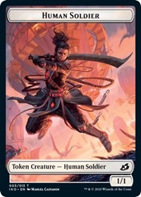 Human Soldier (003) // Zombie Double-sided Token [Commander 2020] | Gaming Infinity