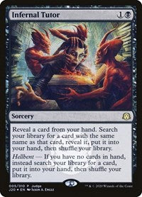 Infernal Tutor [Judge Gift Cards 2020] | Gaming Infinity