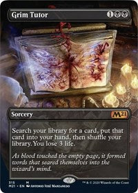 Grim Tutor (Alternate Art) [Core Set 2021] | Gaming Infinity