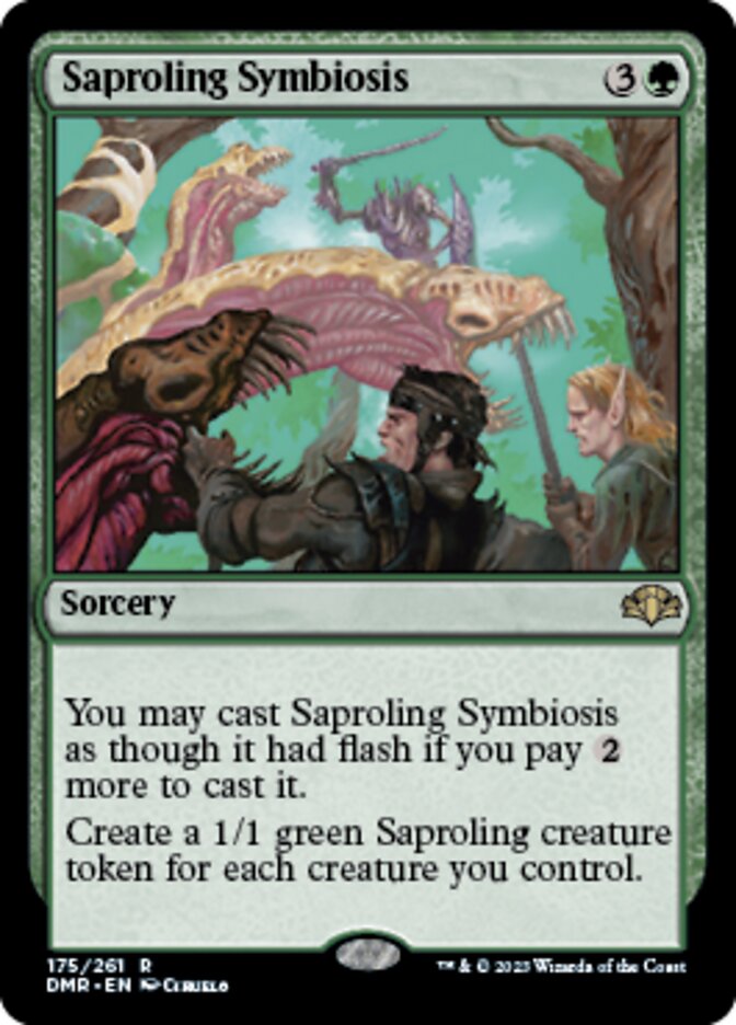 Saproling Symbiosis [Dominaria Remastered] | Gaming Infinity