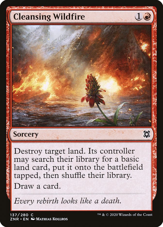 Cleansing Wildfire [Zendikar Rising] | Gaming Infinity
