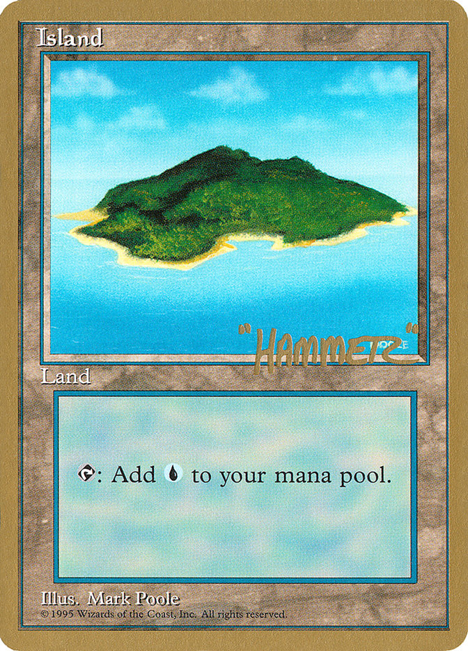 Island (shr367) (Shawn "Hammer" Regnier) [Pro Tour Collector Set] | Gaming Infinity