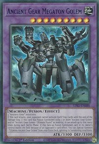 Ancient Gear Megaton Golem (Blue) [LDS1-EN088] Ultra Rare | Gaming Infinity