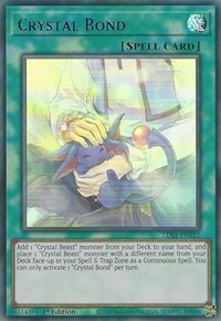 Crystal Bond (Blue) [LDS1-EN112] Ultra Rare | Gaming Infinity