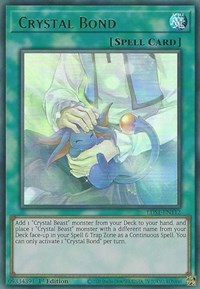 Crystal Bond (Green) [LDS1-EN112] Ultra Rare | Gaming Infinity