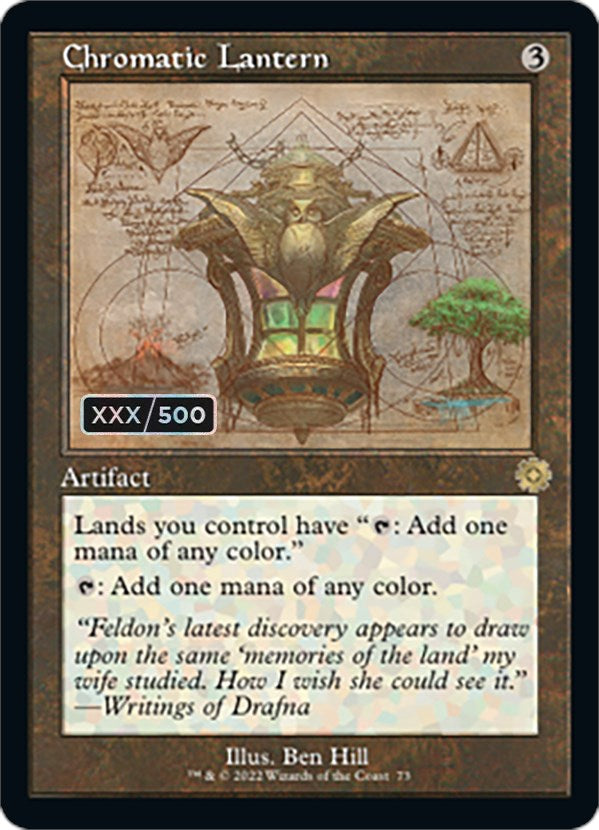 Chromatic Lantern (Retro Schematic) (Serial Numbered) [The Brothers' War Retro Artifacts] | Gaming Infinity