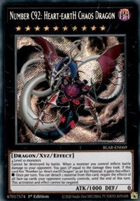 Number C92: Heart-eartH Chaos Dragon [BLAR-EN069] Secret Rare | Gaming Infinity