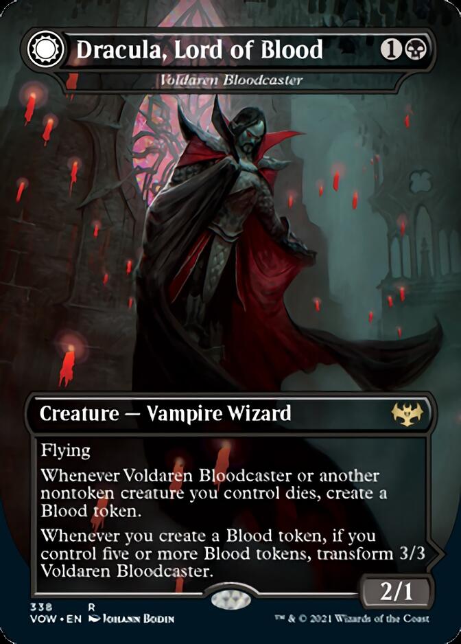 Voldaren Bloodcaster // Bloodbat Summoner - Dracula, Lord of Blood // Dracula, Lord of Bats [Innistrad: Crimson Vow] | Gaming Infinity