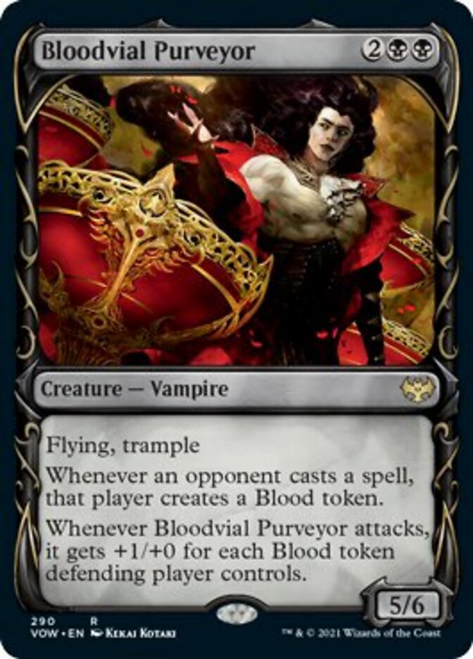 Bloodvial Purveyor (Showcase Fang Frame) [Innistrad: Crimson Vow] | Gaming Infinity