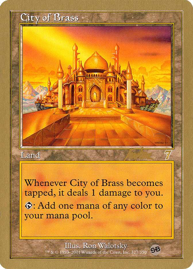 City of Brass (Brian Kibler) (SB) [World Championship Decks 2002] | Gaming Infinity
