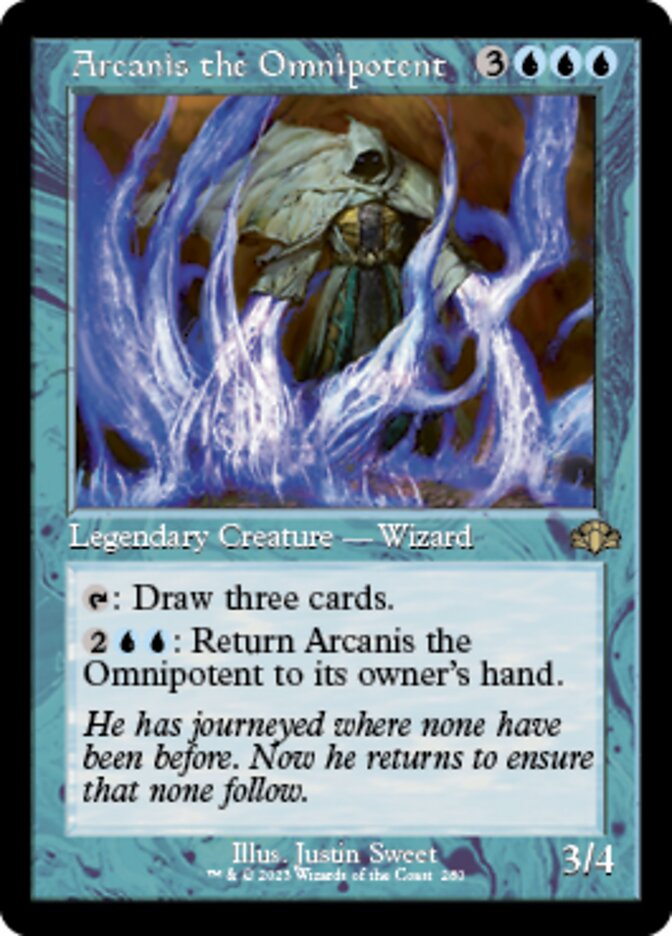 Arcanis the Omnipotent (Retro) [Dominaria Remastered] | Gaming Infinity