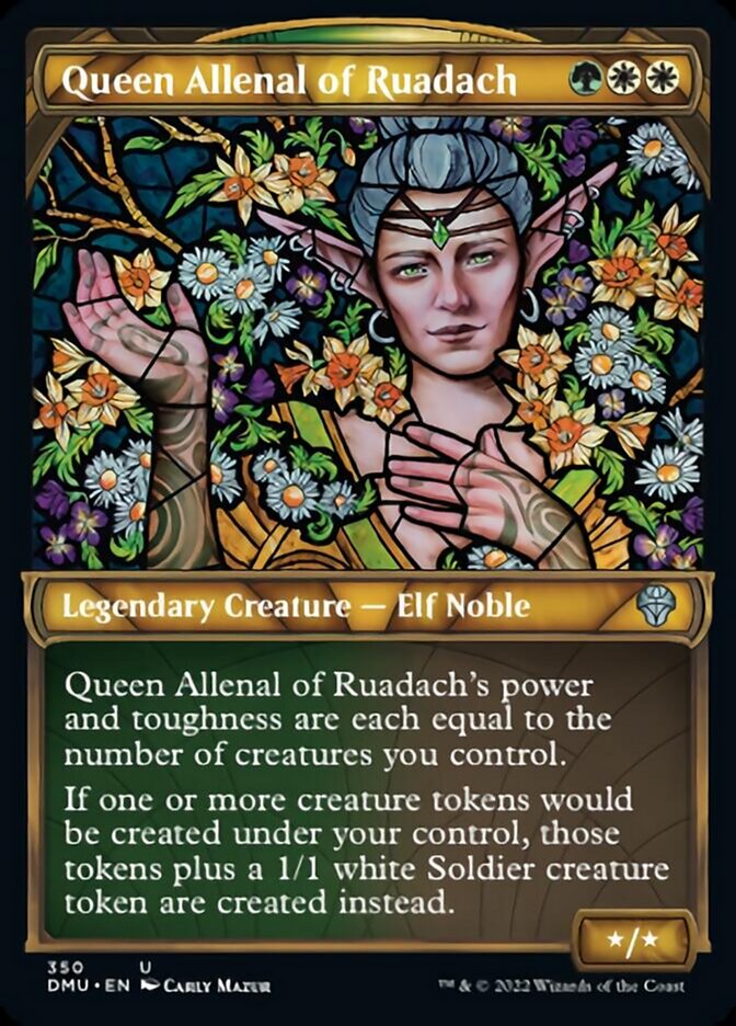 Queen Allenal of Ruadach (Showcase Textured) [Dominaria United] | Gaming Infinity